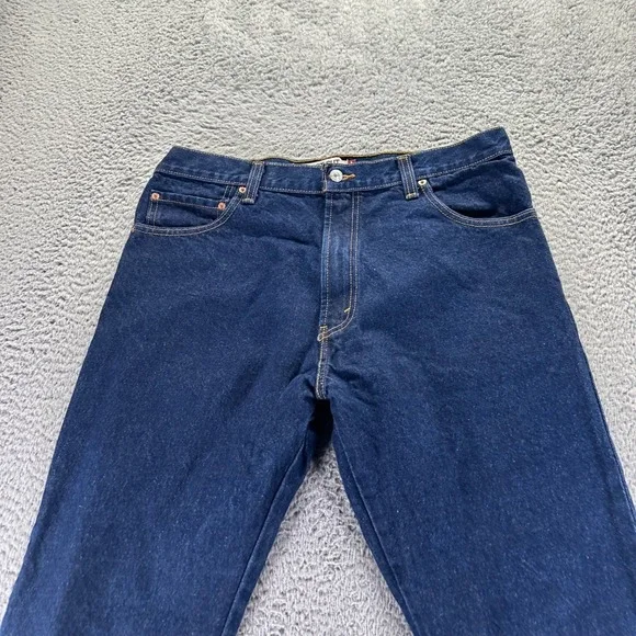 Vintage Levis 517 Jeans Mens 36x32 Blue Dark Wash Cotton Bootcut